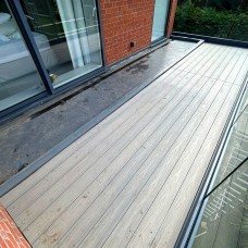 Walkout Balcony, Frameless Glass Balustrade & Replacement Staircase Buckinghamshire